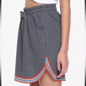 Hot Topic Rainbow Grey Dolphin Skirt Sz XL Discontinued Ships Out Fast